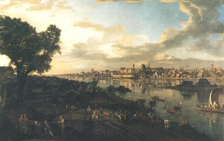 Bernardo Bellotto View of Warsaw from Praga Norge oil painting art